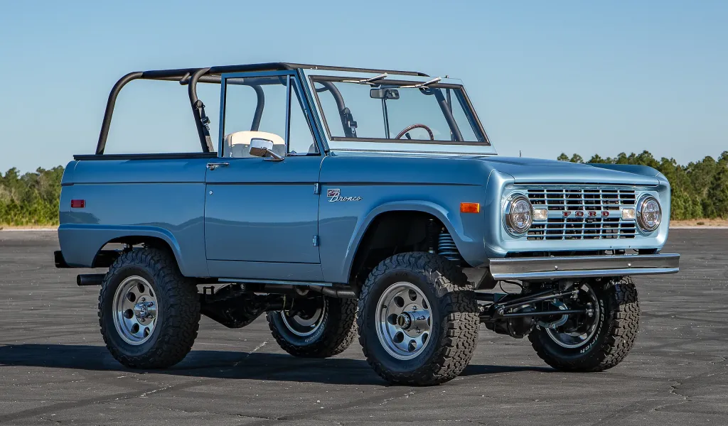 Electric deals blue bronco