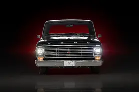1970 Black Ford F100_5 Front
