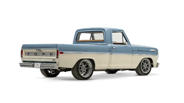 Brittany Blue 1968 Ford F100_9 Passenger Side Rear 3