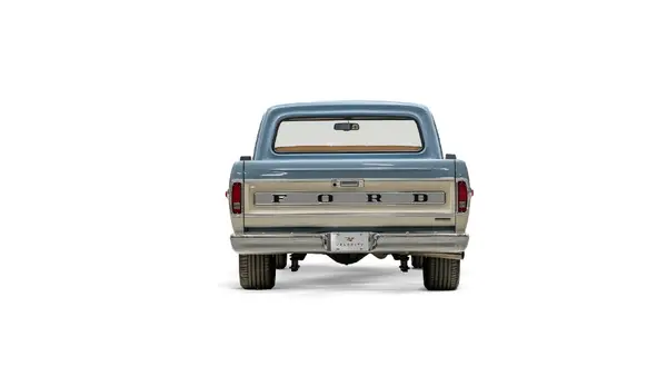 Brittany Blue 1968 Ford F100_11 Rear Tailgate