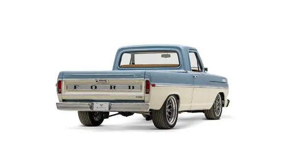 Brittany Blue 1968 Ford F100_10 Passenger Side Rear